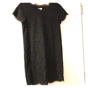 Black Joie Lace Mini Dress